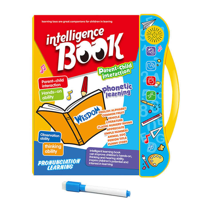 Intelligence Learning Book with Sound & Pen – Educational Toy for Kids | Ahmad Toys