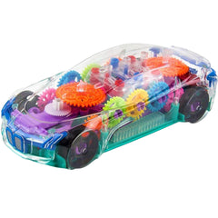 Gear Display Transparent Car Toy for Kids
