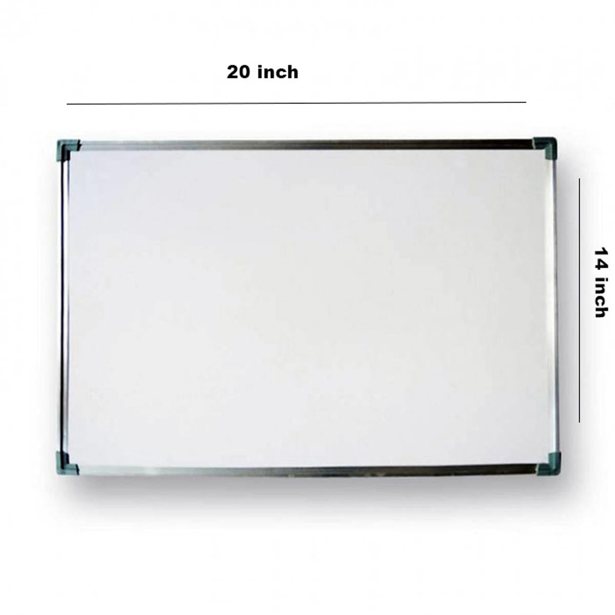White Board 14 x 20 Inch with Free Marker & Eraser – Wall Mount Dry Erase Board