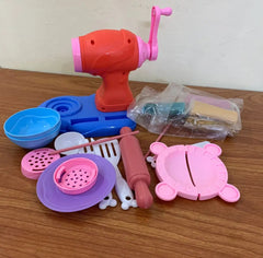 Color Clay DIY Noodle Maker Playset – Creative Clay Toy Kit for Kids (6 Colors, Age 3+)