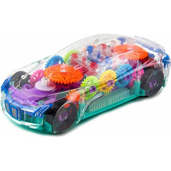Gear Display Transparent Car Toy for Kids