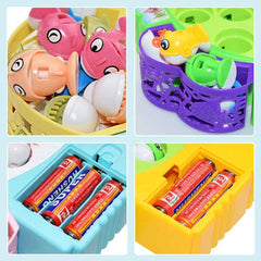 Electric Music Fishing Game – 15 Fish, 4 Rods, Musical Rotating Board for Kids | Fun Family Catch Game – Ahmad Toys