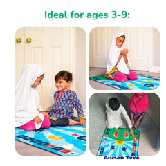 My Salah Mat – Interactive Educational Prayer Mat for Kids (36 Touch Keys, 3 Languages)