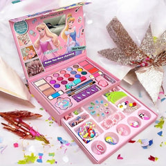 Princess Makeup Set for Girls – Fashion Beauty Kit with Eye Shadow, Lip Gloss & Accessories