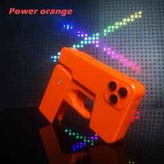 iPhone Case with Mini Soft Bullet Gun Toy