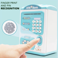 Mini ATM Piggy Bank for Kids – Password Protected | Automatic Cash Insertion & Coin Slot