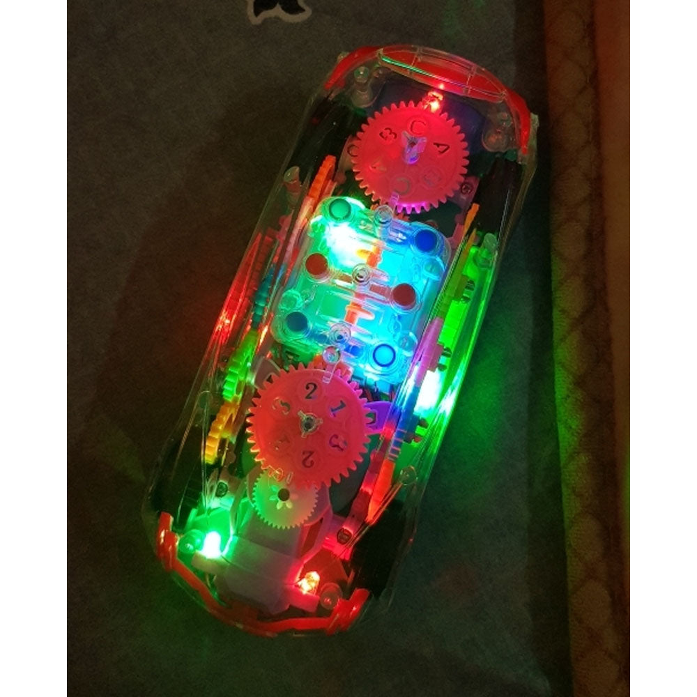 Gear Display Transparent Car Toy for Kids