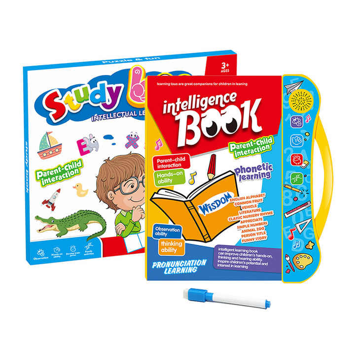 Intelligence Learning Book with Sound & Pen – Educational Toy for Kids | Ahmad Toys