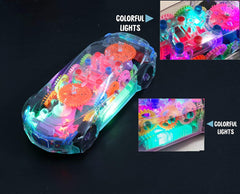Gear Display Transparent Car Toy for Kids