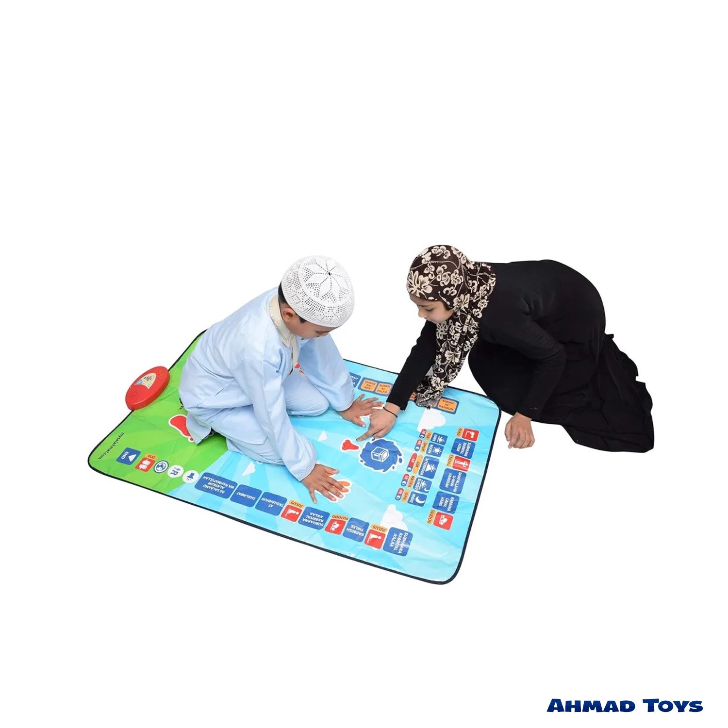 My Salah Mat – Interactive Educational Prayer Mat for Kids (36 Touch Keys, 3 Languages)