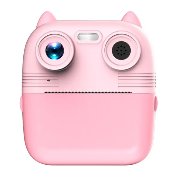 Wireless 2.8 Inch Display Camera Printer with 3x Thermal Paper Rolls – Pink & Blue (Kids Camera) | Ahmad Toys