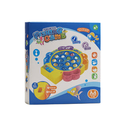 Electric Music Fishing Game – 15 Fish, 4 Rods, Musical Rotating Board for Kids | Fun Family Catch Game – Ahmad Toys